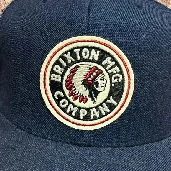 Brixton Mfg. Company SnapBack hat Navy Blue - Picture 5 of 5